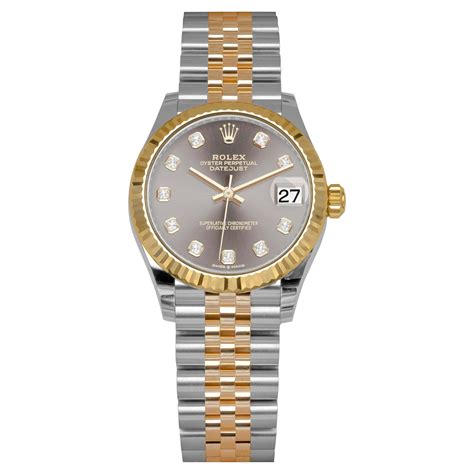 rolex donna quadrante verde diamanti|oro oro bianco 36 mm donna.